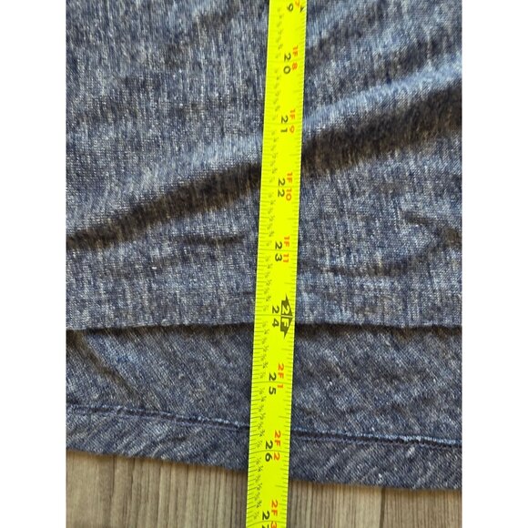 Sigrid Olsen Womens Sleeveless Knit Top  Blue Heather  Size XL  100% Linen - Picture 6 of 7